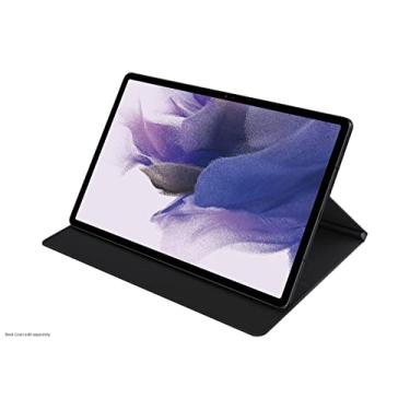 Imagem de Capa Book Cover Original Samsung Galaxy Tab S7 FE 12.4 pol T730 T735 Cor:Preta;Tela:12.4
