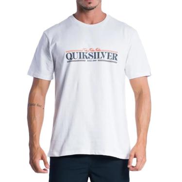 Imagem de Camiseta Quiksilver Gradient Line SM24 Masculina Branco