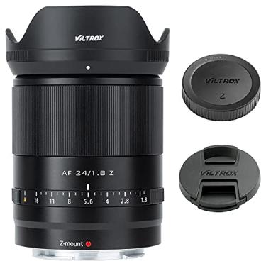 Imagem de VILTROX Lente grande angular de 24 mm F1.8 com foco automático, lente Prime compatível com câmeras Nikon Z-Mount Z fc Z7 II Z6 II Z5 Z6 Z7 Z50