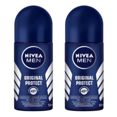 Imagem de Desodorante Roll-on Nivea 50ml Masc  Protect-kit 2un Desodorante roll-on nivea 50ml masc  protect-kit 2un
