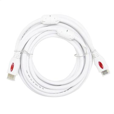 Imagem de Cabo Hdmi 2.0 4k Ultra Hd 3d, Branco - 20 Metros