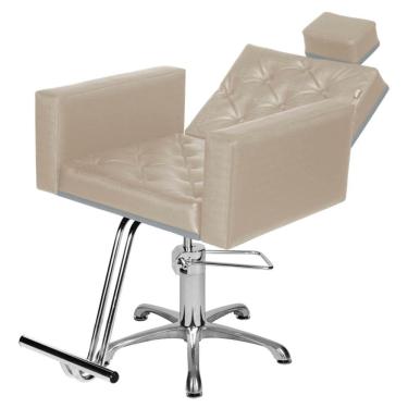 Imagem de Cadeira Poltrona de Cabeleireiro Recl Evidence Luxo Branco P