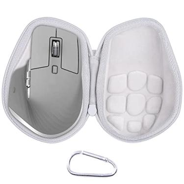 Imagem de co2CREA Capa rígida de substituição para Logitech MX Master 3 Master 3S Advanced Mouse sem fio (capa cinza média)