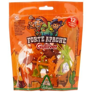 Imagem de Forte Apache, Índios Coloridos, 12 peças, Gulliver