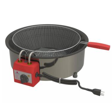Imagem de Tacho Fritador De Mesa Eletrico Inox Pr14e 14 Litros Epoxi 127V Progas