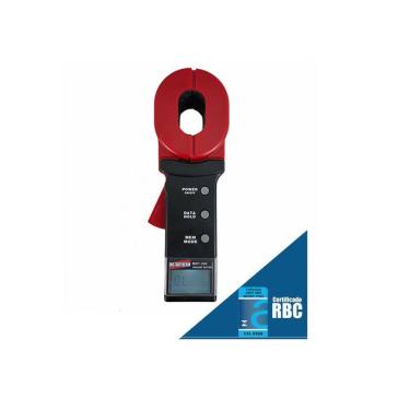 Imagem de Terrômetro Digital Alicate Resistência Aterramento Loop Hold Mrt-200 Portátil Instrutherm Maleta Certificado Rbc