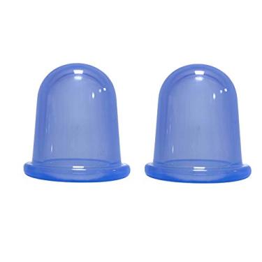 Imagem de Copos de massagem de silicone, conjuntos de terapia com ventosas de massagem (tamanho pequeno x 2)