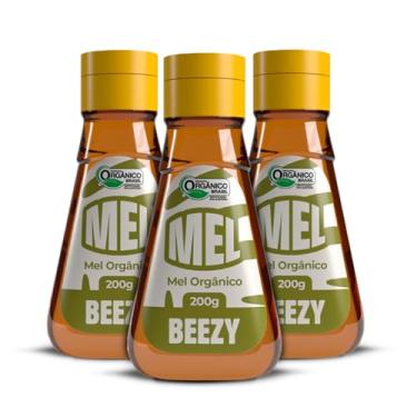 Imagem de Beezy, Kit 3 Mel De Abelha Premium Natural Orgânico Beezy Puro 200g