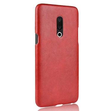 Imagem de Capa para MEIZU 15 Plus, capa para celular, proteção robusta 360° protege seu telefone, capa de couro granulado, capa para MEIZU 15 Plus