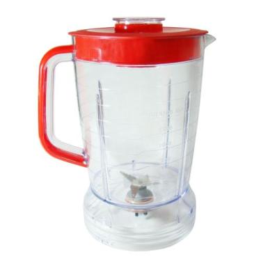 Imagem de Copo Liquidificador Arno Power Max 1000W Transparente, Vermelho