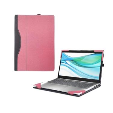 Imagem de Capa de laptop para notebook HP ProBook 460G11 de 16 polegadas HP probook 465 40.6 cm G11 com tudo incluído, capa de bolso interno de couro PU (rosa)