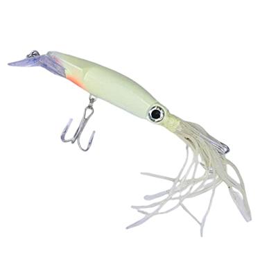 Imagem de Isca de isca de pesca à corrica isca de natação artificial 8.6" polvo iscas de pesca para pesca oceânica, água salgada,