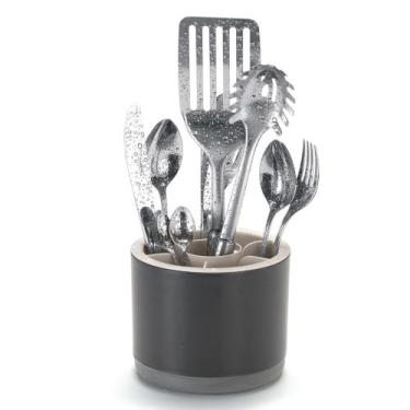 Imagem de Escorredor Porta Talheres Utensílios Cozinha Redondo Arthi