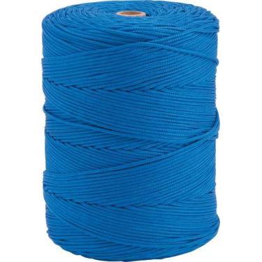 Imagem de Corda Multifilamento Trançada 5,0mm 4,0kg 356 Metros Azul Po - Vonder