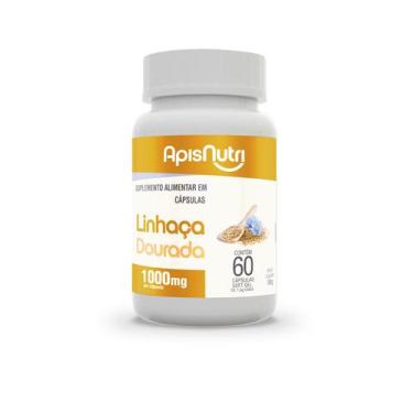 Imagem de Óleo De Linhaça 1000mg (ômega 3 e 6)  60 Cáps Apisnutri - SV