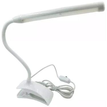 Imagem de Luminária Flexível Tubo 13 LEDs com Clipe Prendedor Garra FINA - Bc Bo