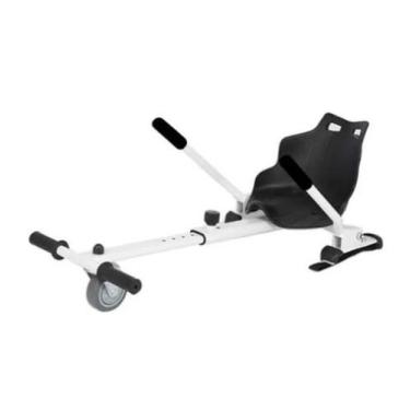 Imagem de Carrinho Hoverboard Hoverkart Scooter Universal Branco - Mm House