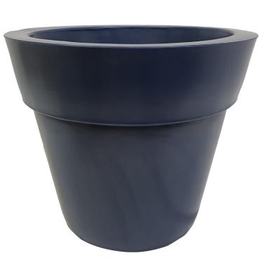 Imagem de Vaso de Planta Redondo Polietileno Decorativo Jardim 26x29 CORES: Azul