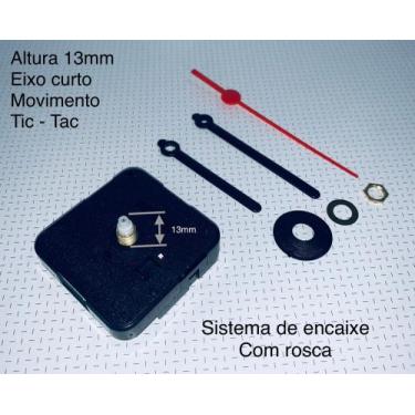 Imagem de 5 Mecanismos de relógio para parede com sistema de encaixe com rosca e