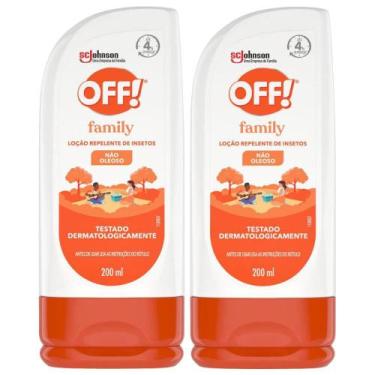 Imagem de Kit 2 Repelente de Insetos Off! Loção Family 200ml