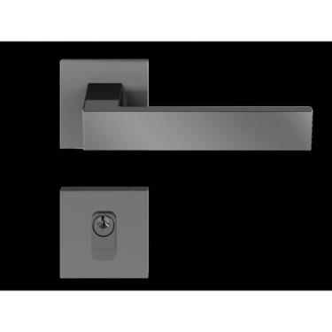 Imagem de Fechadura Beethoven Grafite Polido Externa - Pado