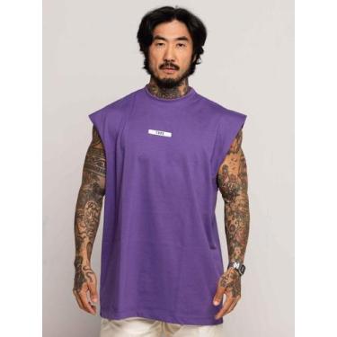 Imagem de Regata Oversized Rubber - thpe store, Roxo, P