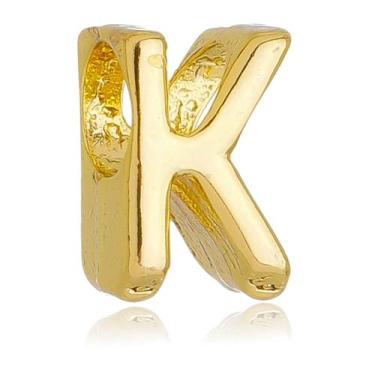 Imagem de Berloque Letra K Separador Banhado a Ouro 18k - Work Semijoias