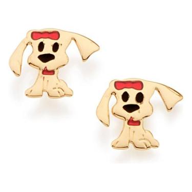 Imagem de Brinco Infantil No Formato De Cachorro Com A 524942 - ROMMANEL, Colori