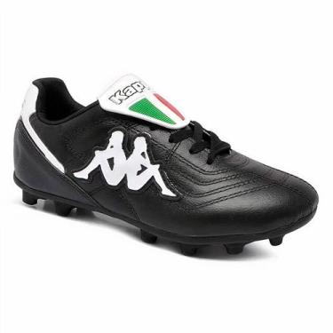 Imagem de Chuteira Campo Grama Sintética Adulto Kappa Cano Baixo 2021, 43, Mascu