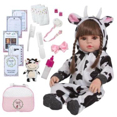 Imagem de Bebê Reborn Pode Dar Banho Recém Nascida Princesa Fofinha - Cegonha Re