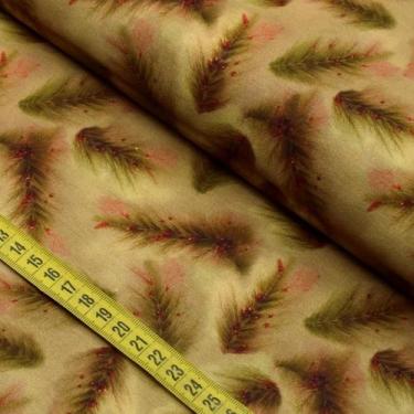 Imagem de Tecido Estampado para Patchwork - Natal : Folhagem Natal (0,50x1,50) -