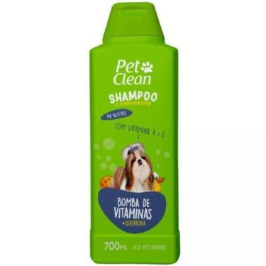 Imagem de Shampoo Pet Clean Bomba de Vitamina Cães Cachorros Pet 700ml