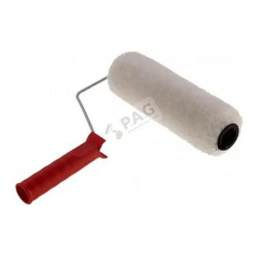 Imagem de Rolo de la de carneiro popular 23cm 40 mm com cabo garfo pressao p.a.g