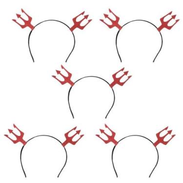 Imagem de Tiara Diabinha(o) Halloween Com 5 Unidades - Festas e Fantasias