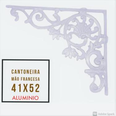 Imagem de Mão Francesa Cantoneira 35x35 Cm Aluminio Fundido  3 Unidade - Fundite
