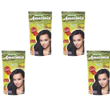 Imagem de Hene em gel amazonia 180gr pouch preto forte (preto azulado) - DIVINA 