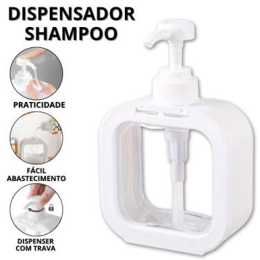 Imagem de Porta Detergente Pia Cozinha Dispenser De Sabão Líquido Dispensador De