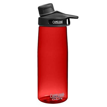Imagem de CamelBak, Garrafa de Água Chute Mag de 750ml, com tampa magnética e renovação em Tritan, Livre de BPA, na cor Vermelha