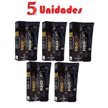 Imagem de Atacado Revenda 5 Pomada Premium 150 g Pomada FisioFort Preta - Bio In
