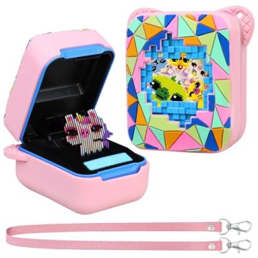 Imagem de Supmay Capa de silicone para brinquedo interativo Bitzee Magicals, bolsa protetora de silicone macio, capa protetora para acessórios eletrônicos virtuais Bitzee, rosa