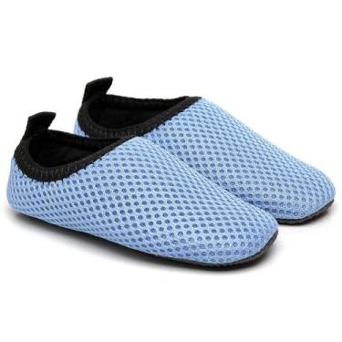 Imagem de Sapatilha Infantil Nylon Aquatica Praia Piscina Calse Facil Lançamento