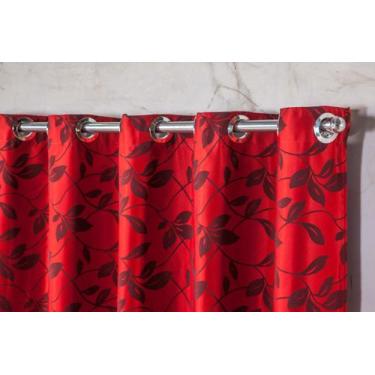 Imagem de Cortina Blackout 4,00m x 2,70m Estampada Floral Janela Corta Luz com I