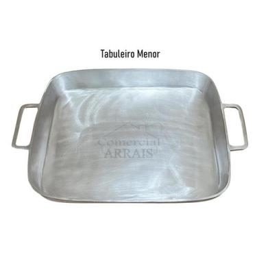 Imagem de Tabuleiro Forma Assadeira Travessa Alumínio Batido Fundido - ARRAIS