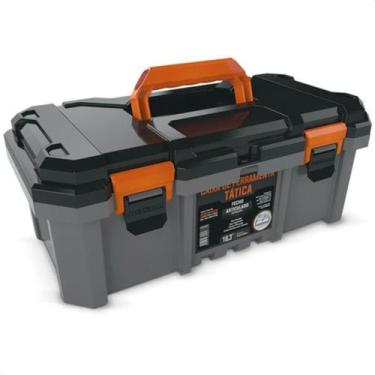 Imagem de Caixa De Ferramenta Tática 18,3 Metasul Durável E Compacta, Cinza-lara