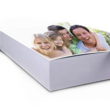 Imagem de Papel Fotográfico 115g A4 Glossy Branco Brilhante Resistente à Água / 
