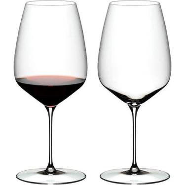 Imagem de 2 Taças de Cristal Riedel Vinho Cabernet Merlot Veloce 829ml