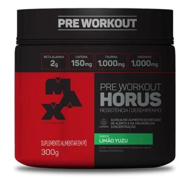 Imagem de Horus Pré treino 300g Max titanium, Limão