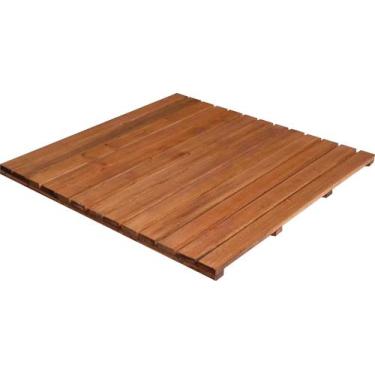 Imagem de Deck De Madeira Modular 100x100 cm Réguas 7 cm Neonx Com Pintura, Osmo
