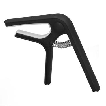 Imagem de Capo de Guitarra, Braçadeira de Afinador de Capo para Guitarra Acústica Ukulele Baixo Banjo Bandolim Acessórios de Instrumento Musical (Preto)