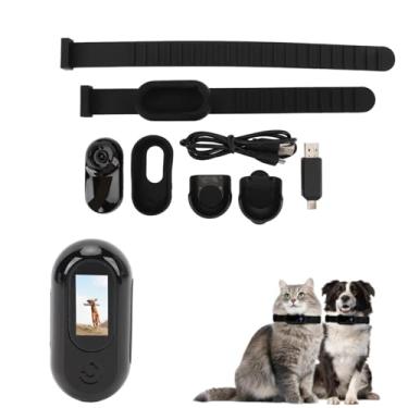 Imagem de Câmera para Coleira de Gato, Coleira para Câmera de Cachorro HD 1080P Com Cartão de Memória, Câmera de Ação para Animais de Estimação Pequenos, Câmera de Vídeo de Imagem (64 GB)